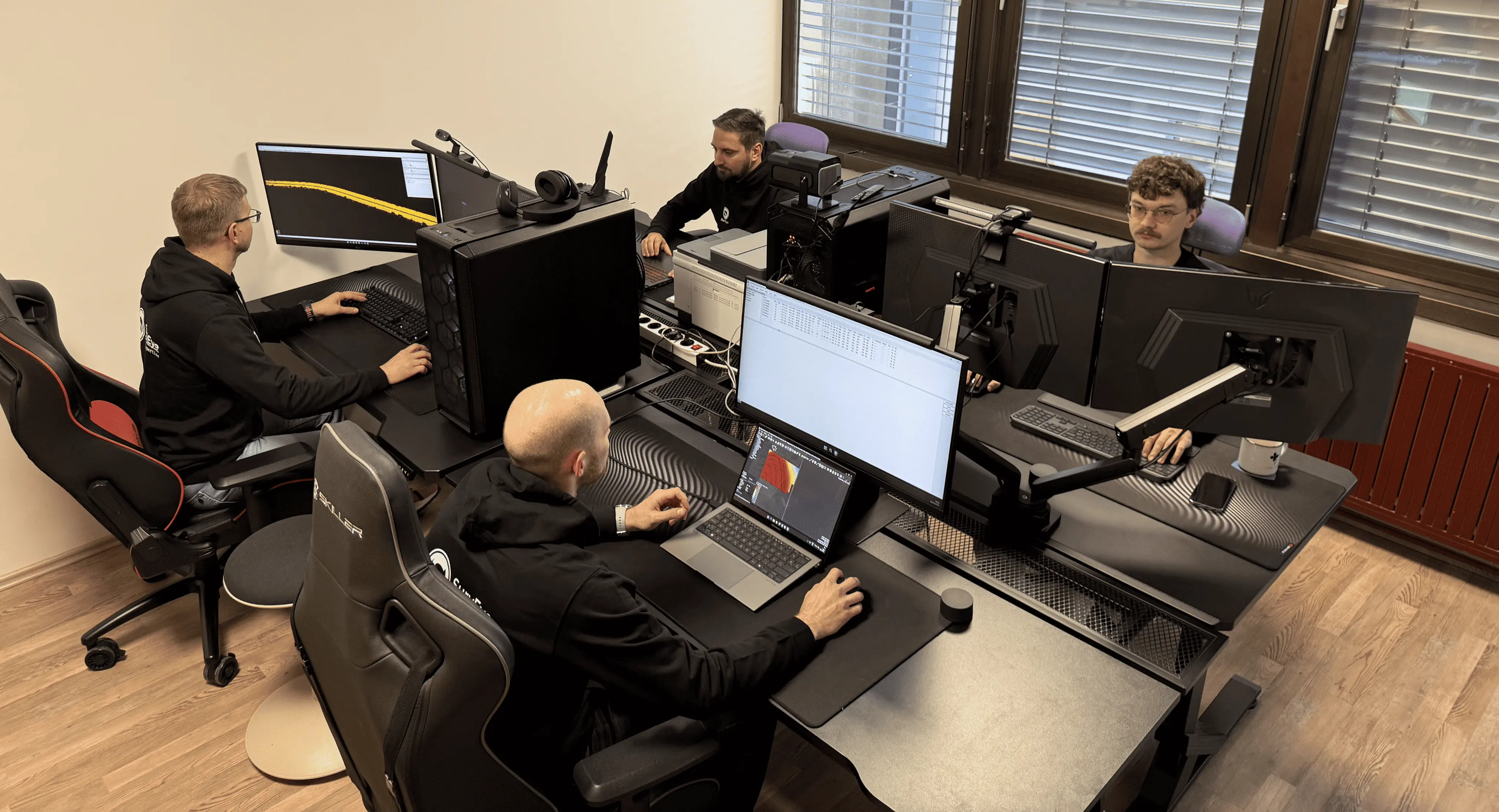 SurvEye office and team at work